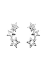 Kit Heath TRIPLE STAR STUD EARRING - sterling silver