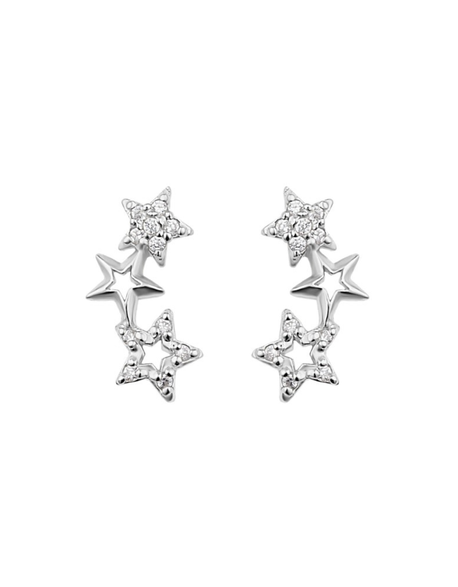 Kit Heath TRIPLE STAR STUD EARRING - sterling silver
