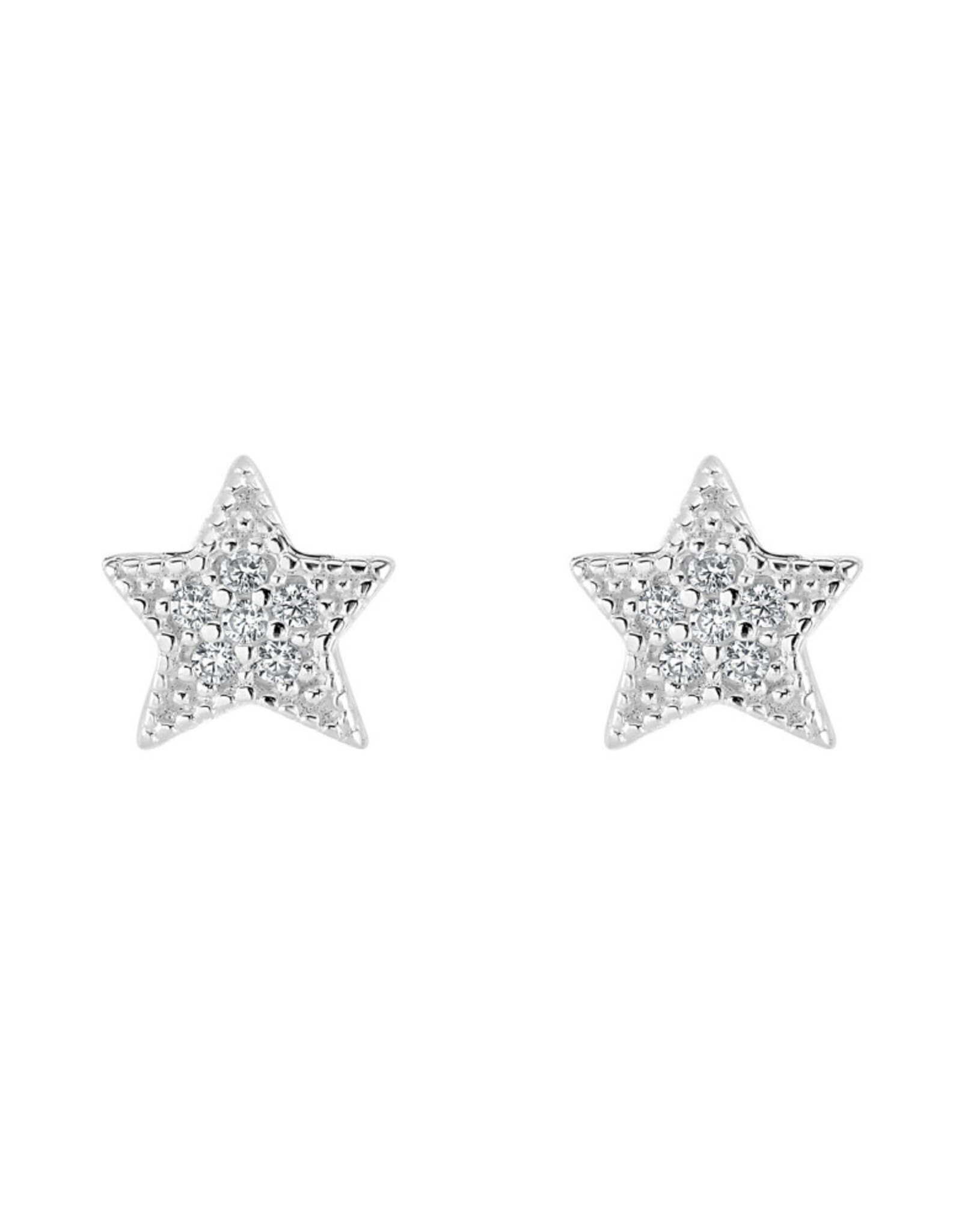 Kit Heath CUBIC ZIRCONIA STAR STUD EARRING - sterling silver