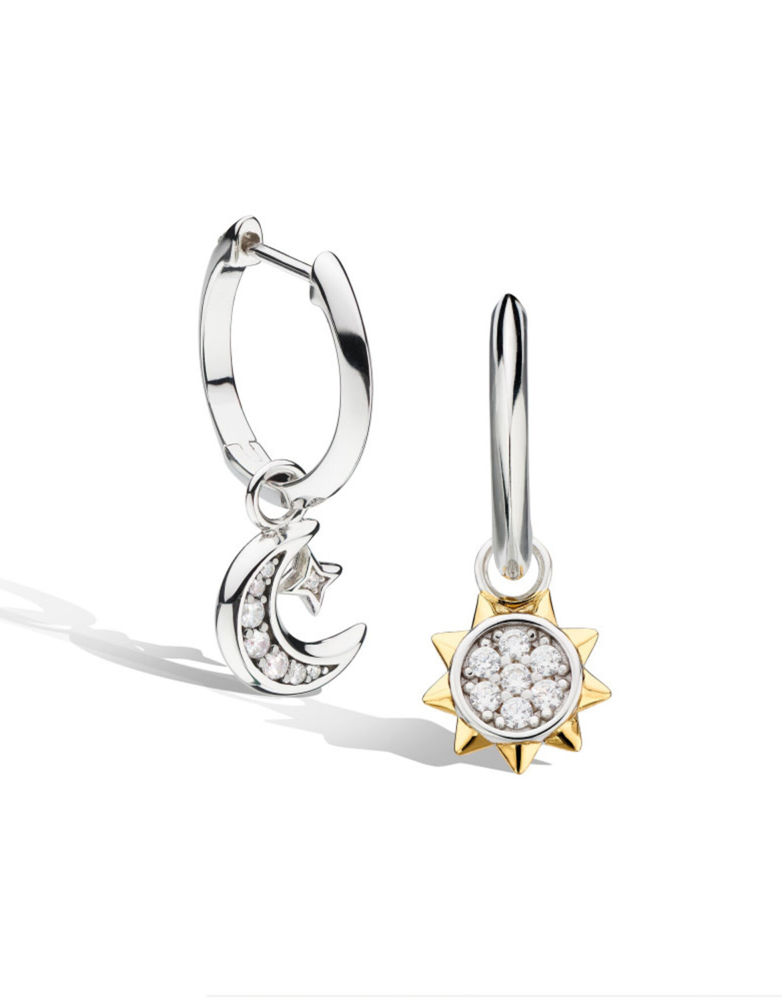 Sterling Silver 50mm Star Hoop Earrings – Zamels
