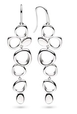 Kit Heath COAST SHORE CASCADE DROP EARRING - rhodium plating