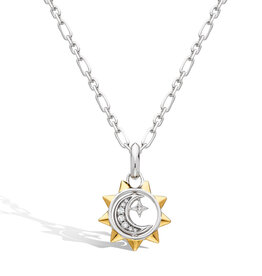 Kit Heath REVIVAL SUN MOON AND STAR NECKLACE - 18ct gold plating