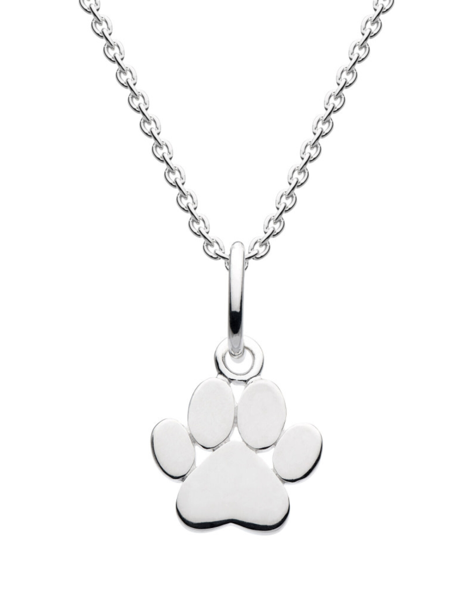 Kit Heath PAW PRINT SILHOUETTE  NECKLACE - sterling silver