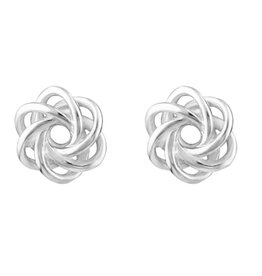 Kit Heath ENTWINED KNOTTED STUD EARRING - sterling silver