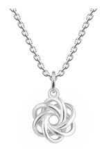 Kit Heath ENTWINED KNOTTED NECKLACE - sterling silver