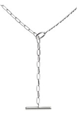 Kit Heath T-BAR STYLE LARIAT CHAIN NECKLACE - sterling silver
