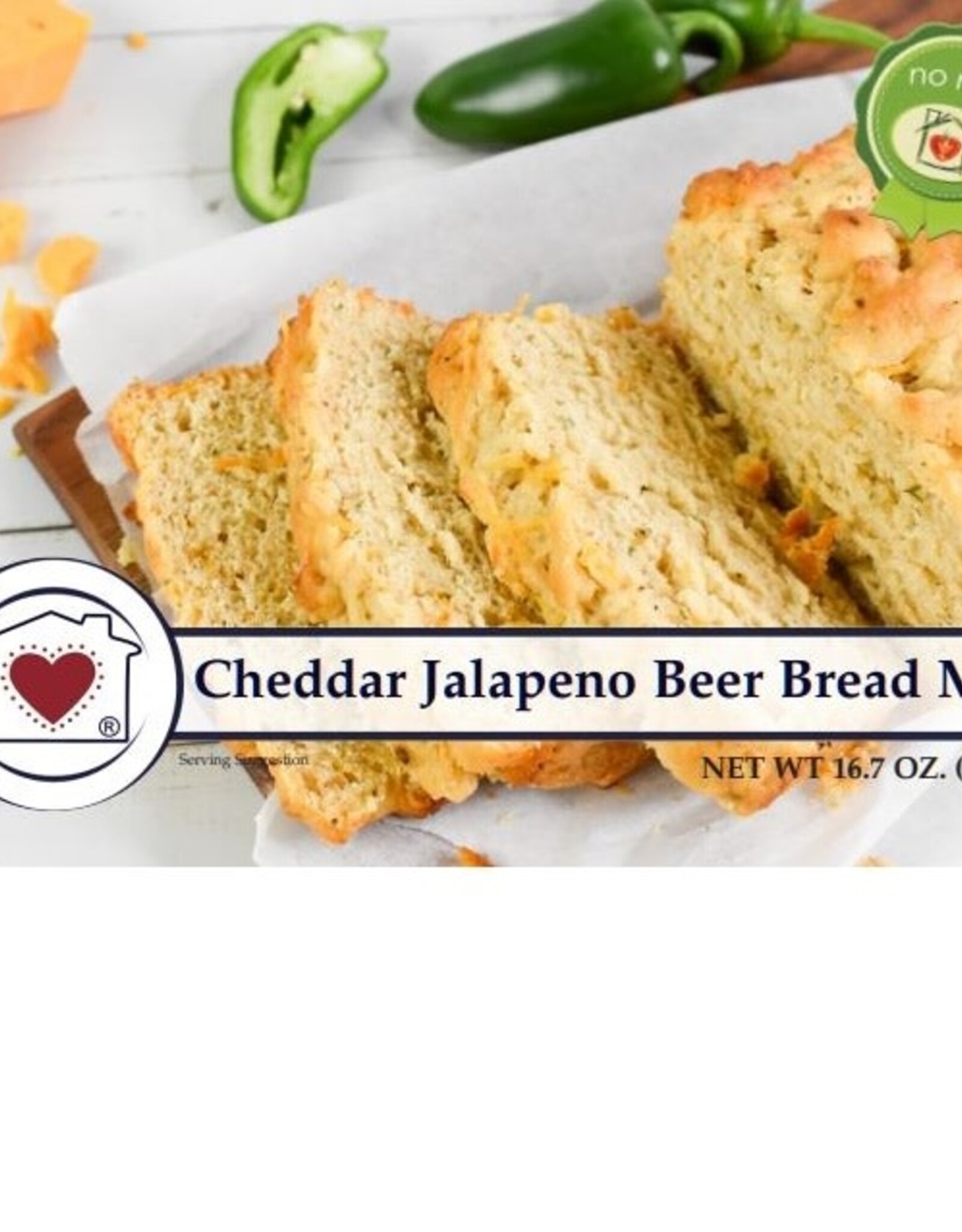 Country Home Creations CHEDDAR JALAPENO BEER BREAD MIX