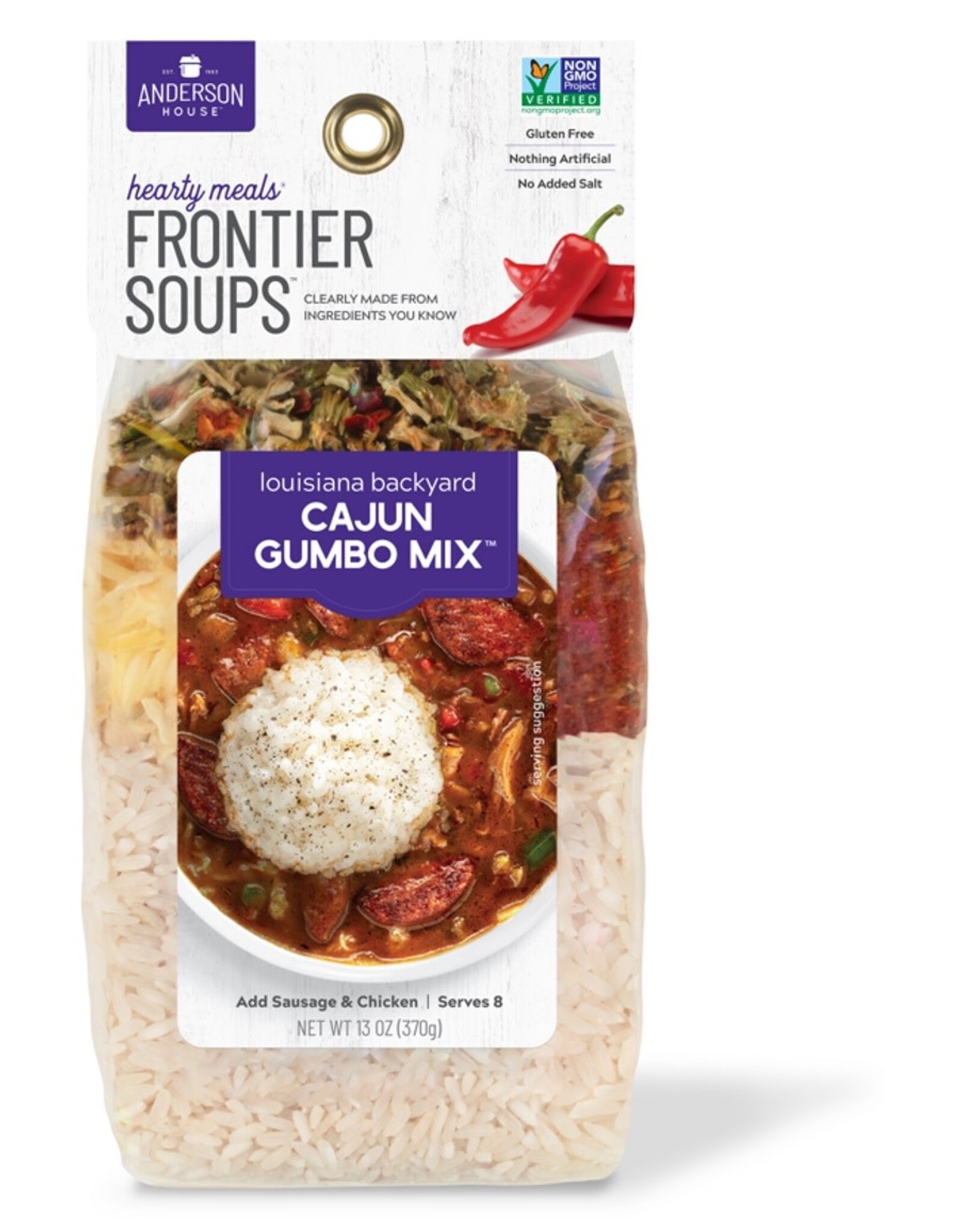 Frontier Soups LOUISIANA BACKYARD CAJUN GUMBO MIX