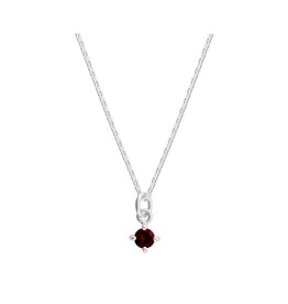 Boma GARNET  DROP NECKLACE - sterling silver