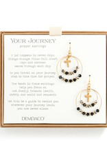 Demdaco YOUR JOURNEY BEADED PRAYER EARRINGS - thoughtful jewelry