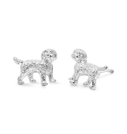 Boma COCKAPOO DOG STUD EARRING - sterling silver