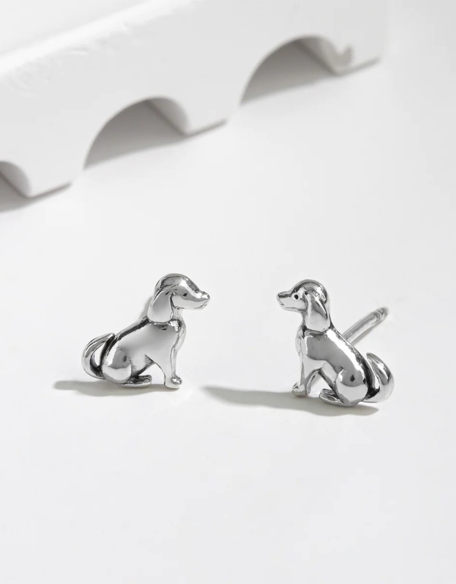 Boma PUPPY DOG STUD EARRING - sterling silver