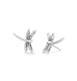 Boma HAPPY DRAGONFLY STUD EARRING - sterling silver