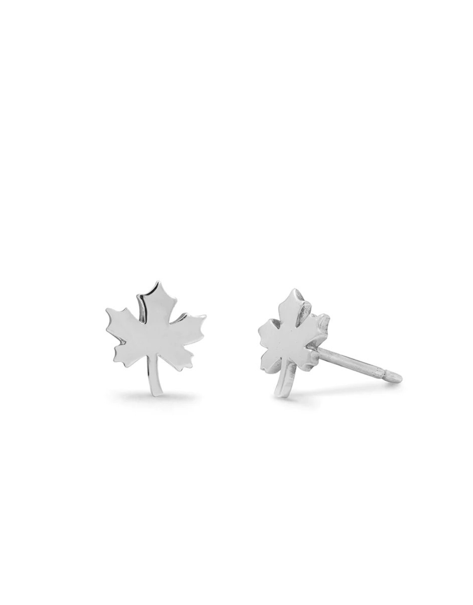 Boma MAPLE LEAF STUD EARRING - sterling silver