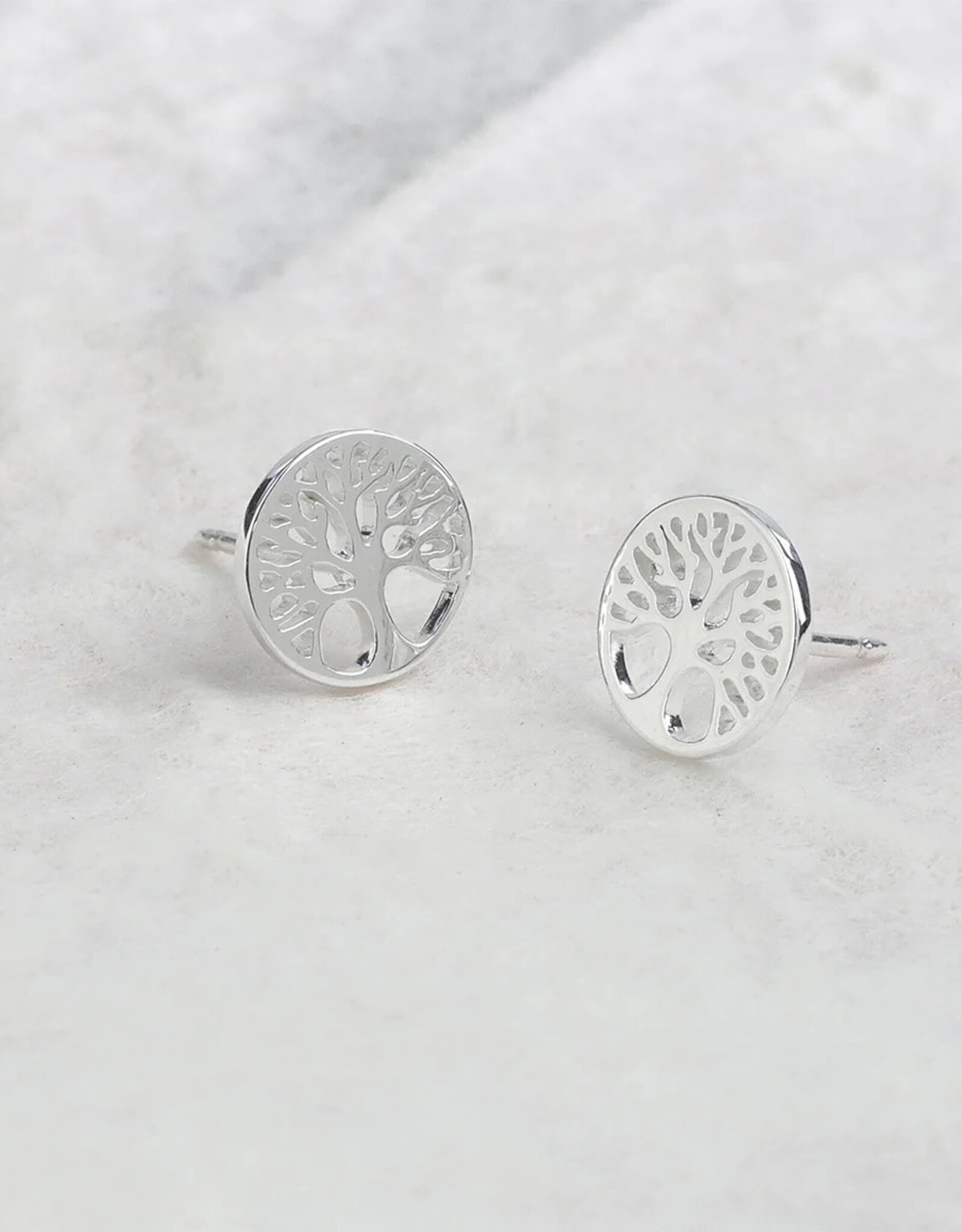 Boma TREE OF LIFE STUD EARRING - sterling silver