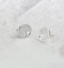 Boma TREE OF LIFE STUD EARRING - sterling silver