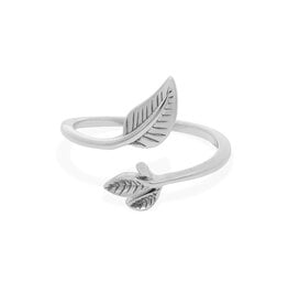 Boma NATURE LEAF RING - sterling silver