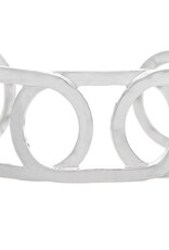 Rain Jewelry SILVER LOOPY CUFF BRACELET