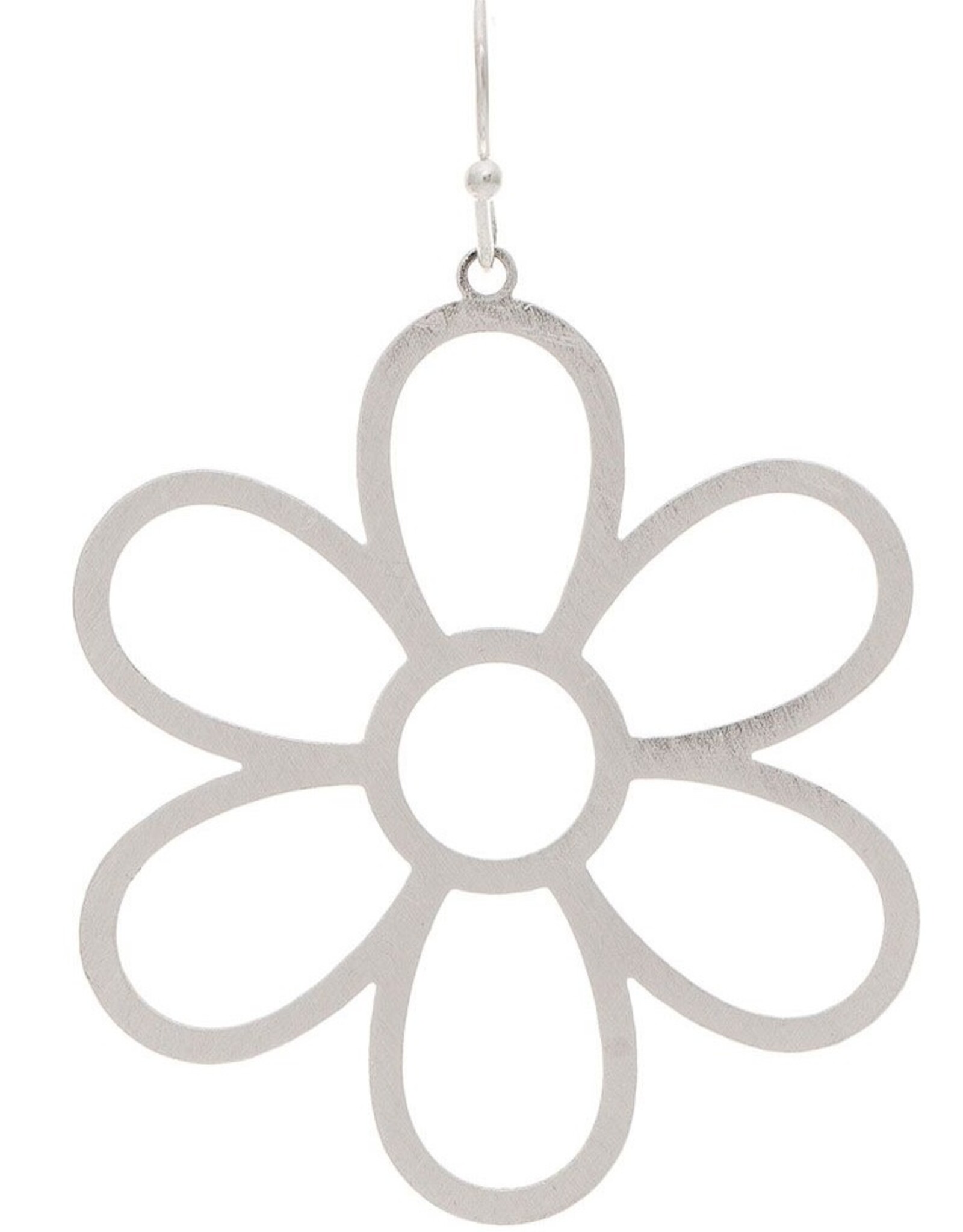 Rain Jewelry SILVER OPEN DAISY EARRING