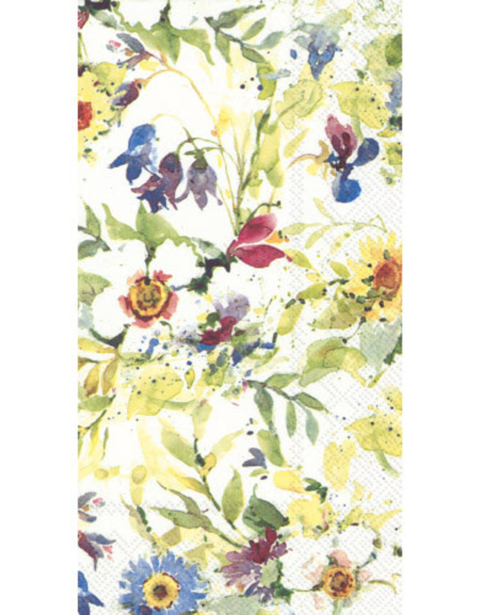 Boston International WILD FLOWERS PAPER GUEST TOWELS - Susan Winget