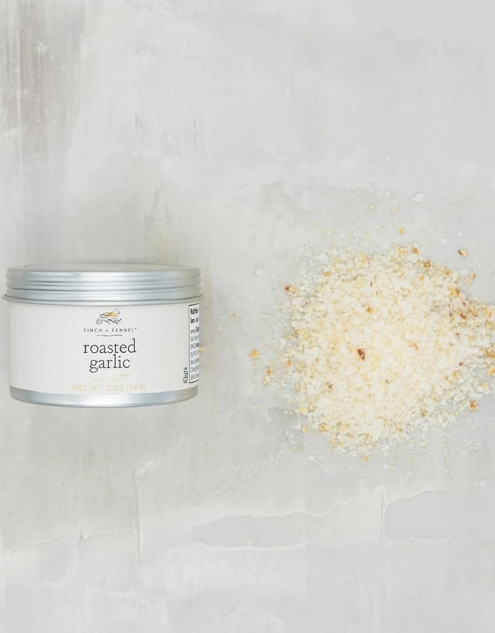 Finch & Fennel ROASTED GARLIC SEA SALT - Finch + Fennel