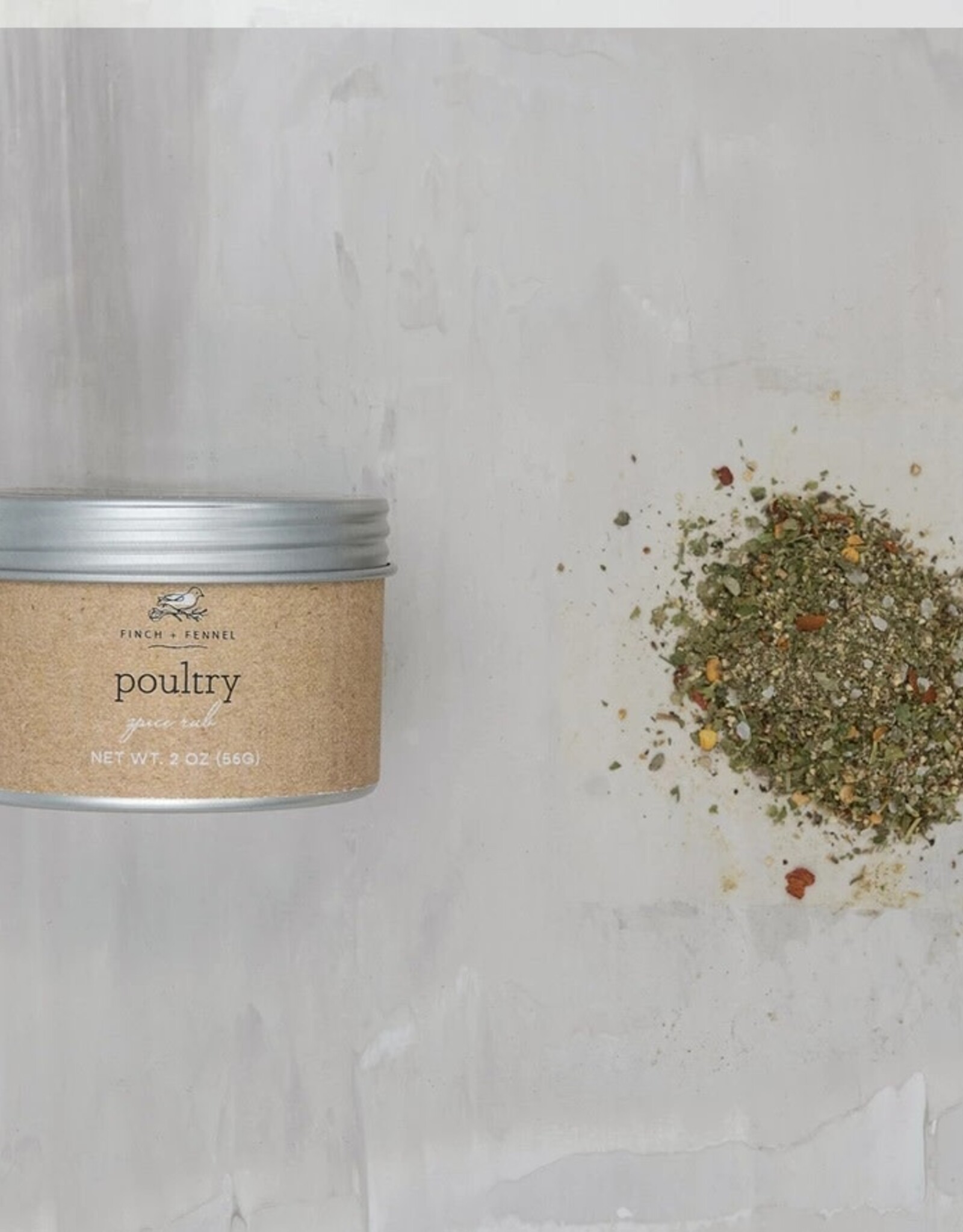 Creative Coop POULTRY SPICE RUB - Finch + Fennel