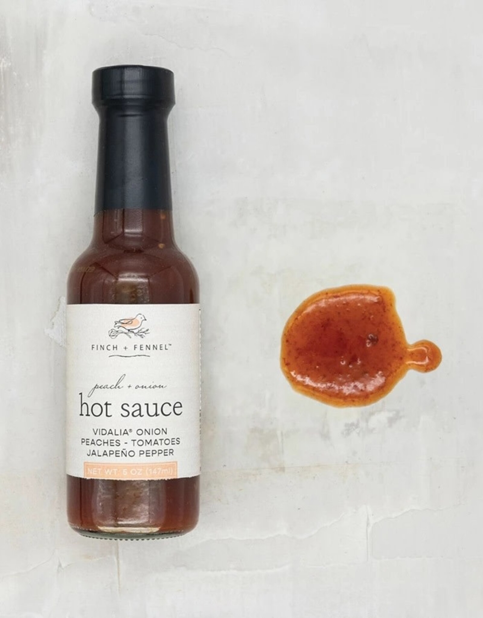 Finch & Fennel PEACH ONION HOT SAUCE - Finch + Fennel