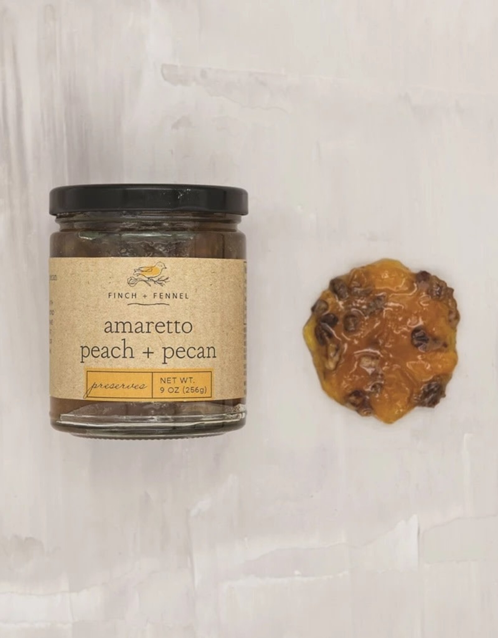 Finch & Fennel AMARETTO PEACH PECAN PRESERVES - Finch + Fennel
