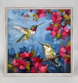 Oopsy Daisy / Green Box SPREAD YOUR WINGS HUMMINGBIRD MINI FRAMED CANVAS - Andrea Lavery artwork