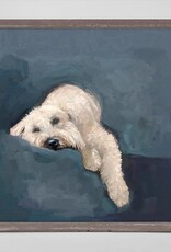 Oopsy Daisy / Green Box WHEATON TERRIER MINI FRAMED CANVAS - Cathy Walters artwork