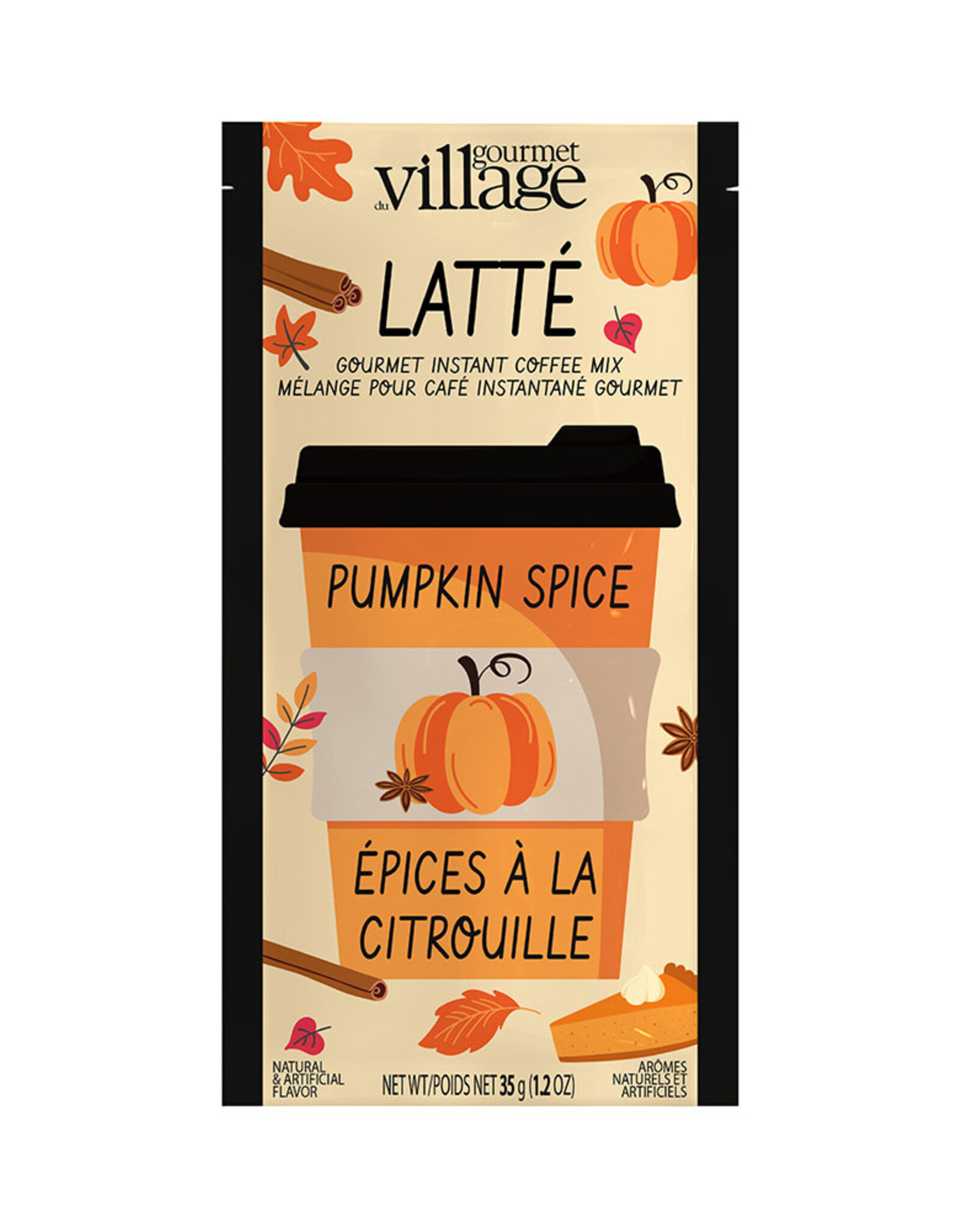 Gourmet Village INSTANT  FLAVORED COFFEE - single serving