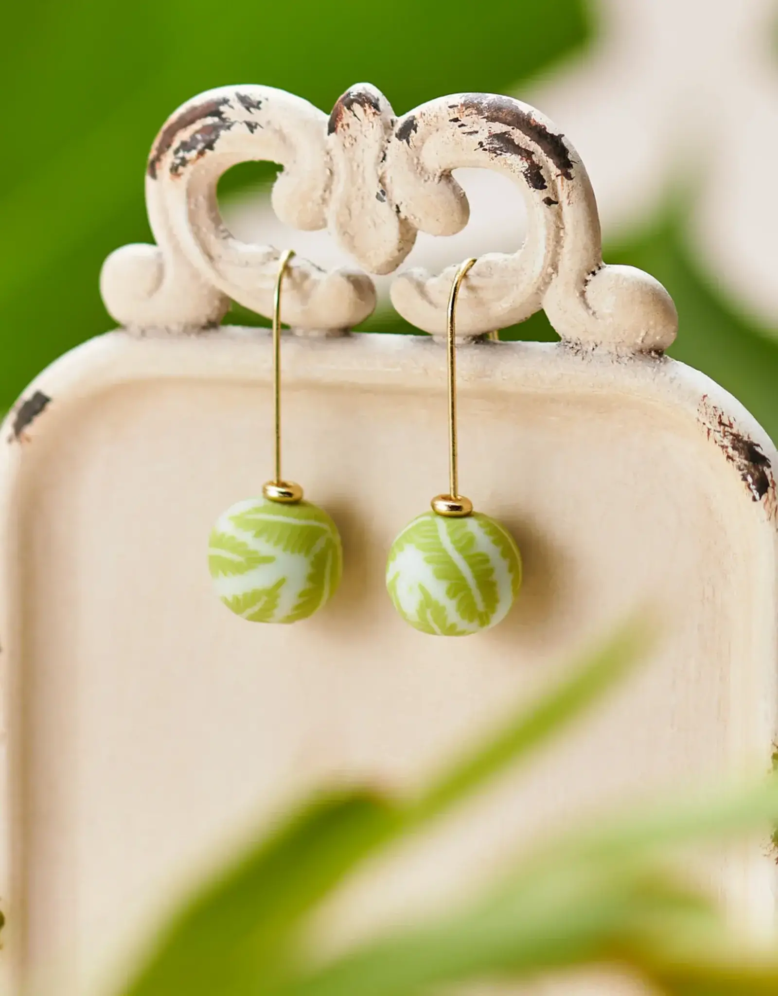 Jilzarah SINGLE CLAY BEAD EARRING