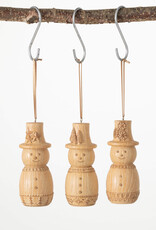 Sullivans SCANDI SNOWMAN ORNAMENT - sold individually