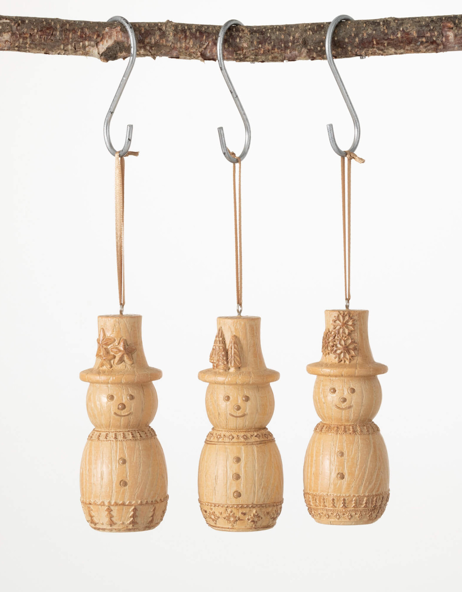 Sullivans SCANDI SNOWMAN ORNAMENT - sold individually