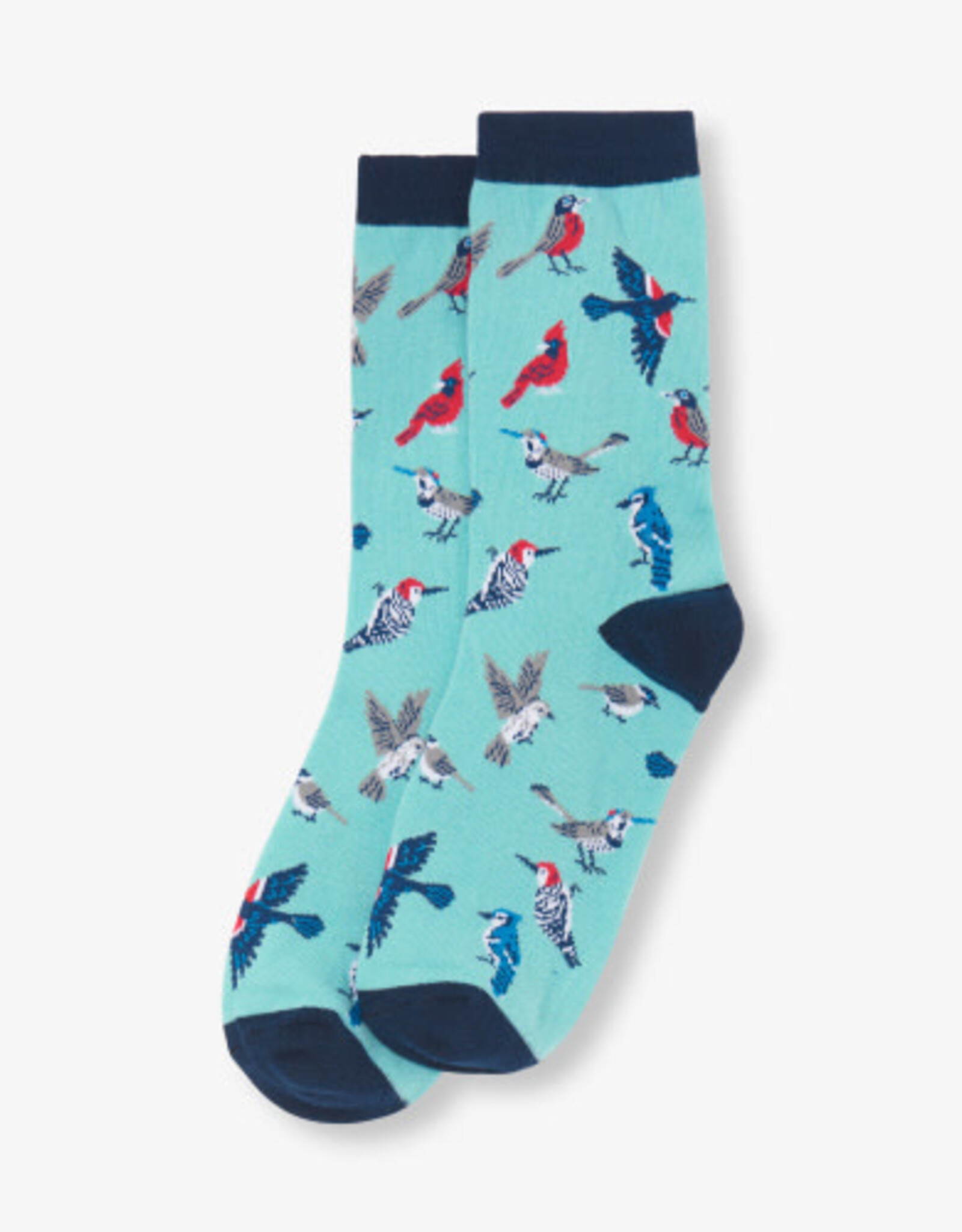 Little Blue House BACKYARD BIRDS SOCKS - for her