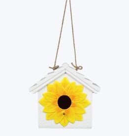 Youngs SUNFLOWER BIRDHOUSE - resin