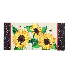 Evergreen SUNFLOWERS & BEES SASSAFRAS SWITCH MAT