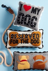 Mud Pie MINI DOG FELTED PILLOWS - sold individually