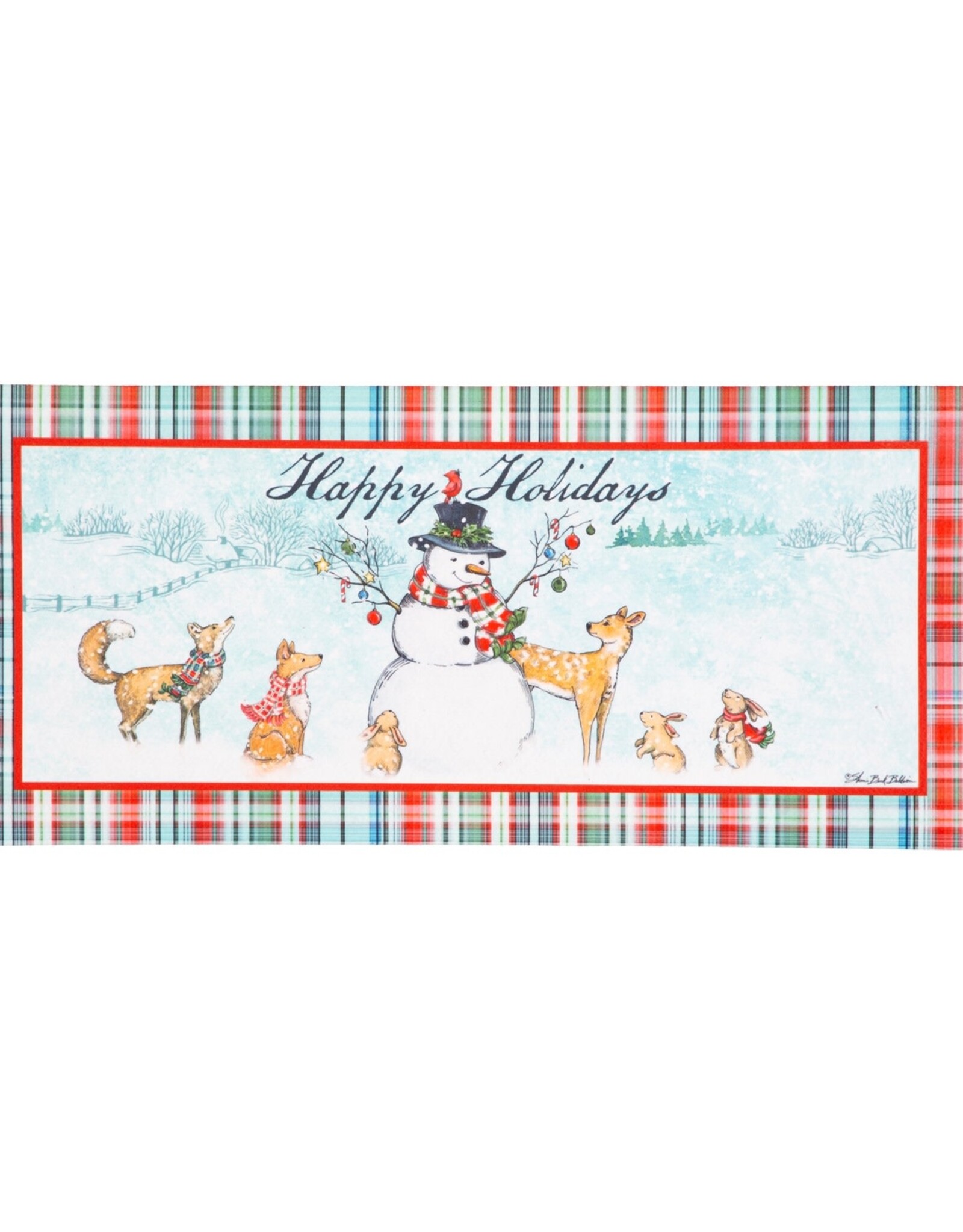 Evergreen SNOWMAN HOLIDAY SASSAFRAS SWITCH MAT