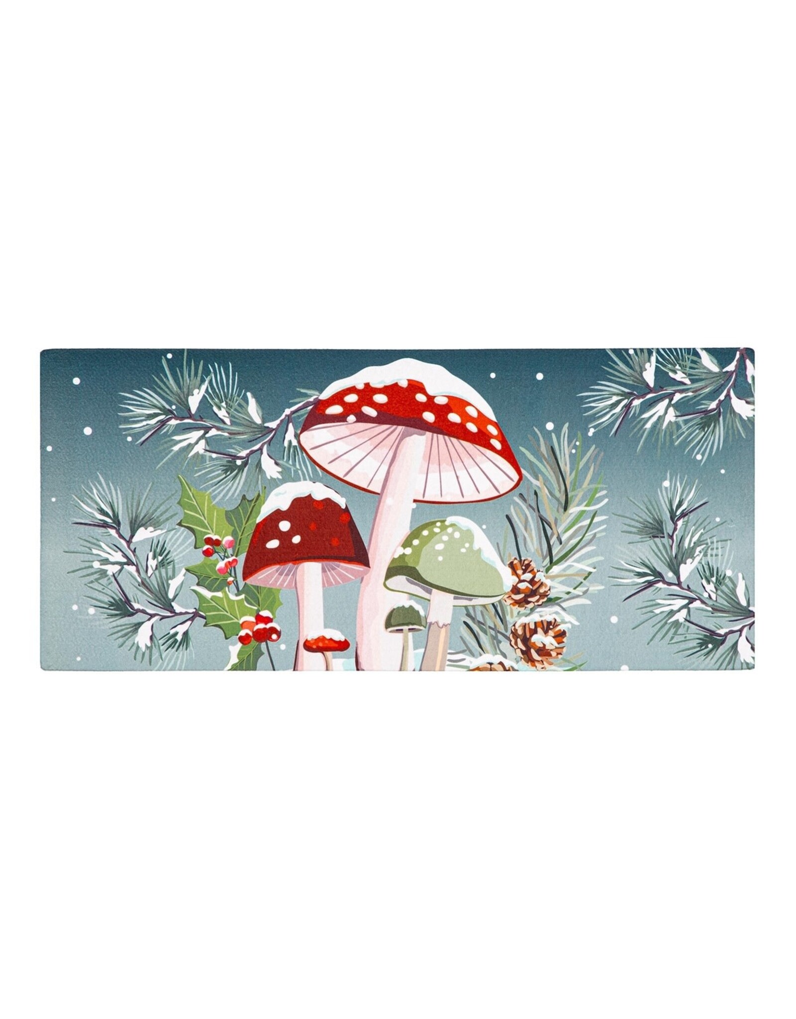 Evergreen WOODLAND WINTER MUSHROOM SASSAFRAS SWITCH MAT