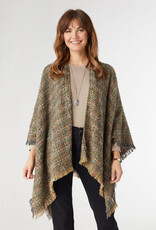 TGB / Good Bead PRESLEY BRUSHED PLAID CARDIGAN - one size