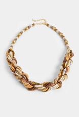 TGB / Good Bead MERIDA TWISTED BEADS NECKLACE