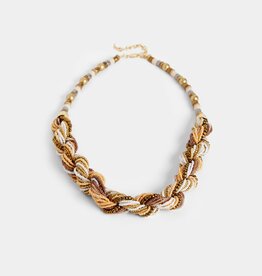 TGB / Good Bead MERIDA TWISTED BEADS NECKLACE