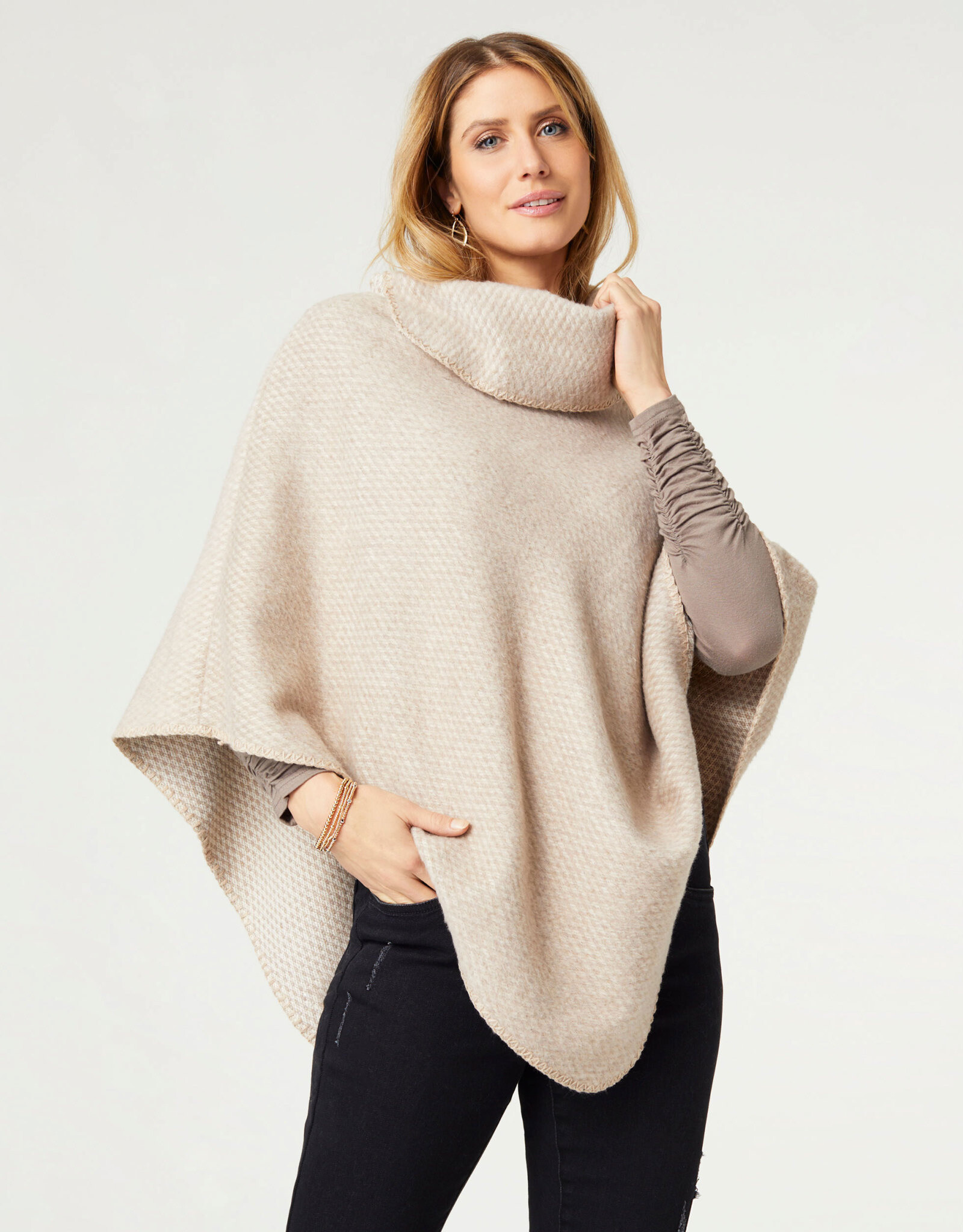 TGB / Good Bead STARLA TAUPE PONCHO