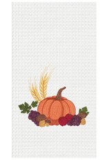 C and F Enterprises FALL HARVEST KITCHEN TOWEL - embroidered