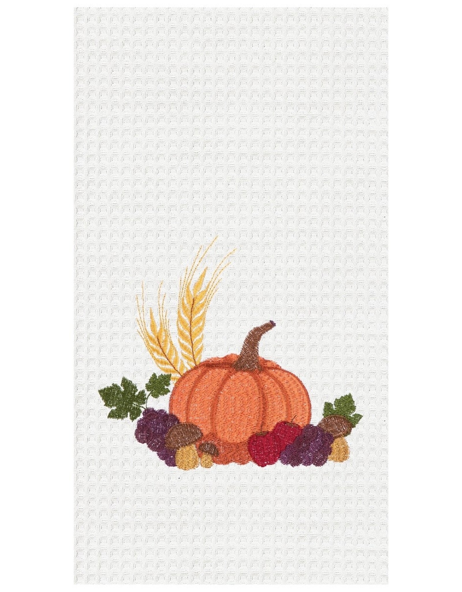 C and F Enterprises FALL HARVEST KITCHEN TOWEL - embroidered