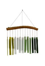 Gift Essential SPRING COLORS RECTANGLE CHIME - glass