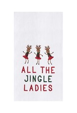 C and F Enterprises ALL THE JINGLE LADIES TOWEL - embroidered