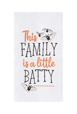 C and F Enterprises BATTY FAMILY KITCHEN TOWEL - embroidered