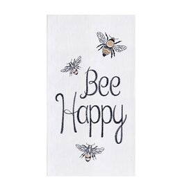 C and F Enterprises BEE HAPPY TOWEL - embroidered